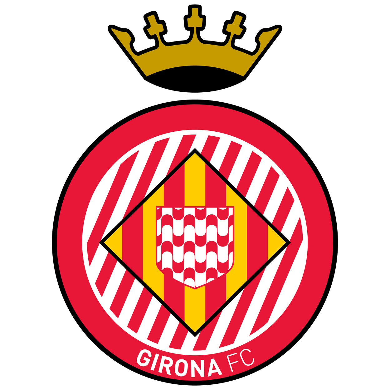 Girona Fc Png (orange, white, red, black, gold)