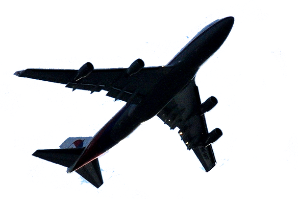 Airplane Png (black)