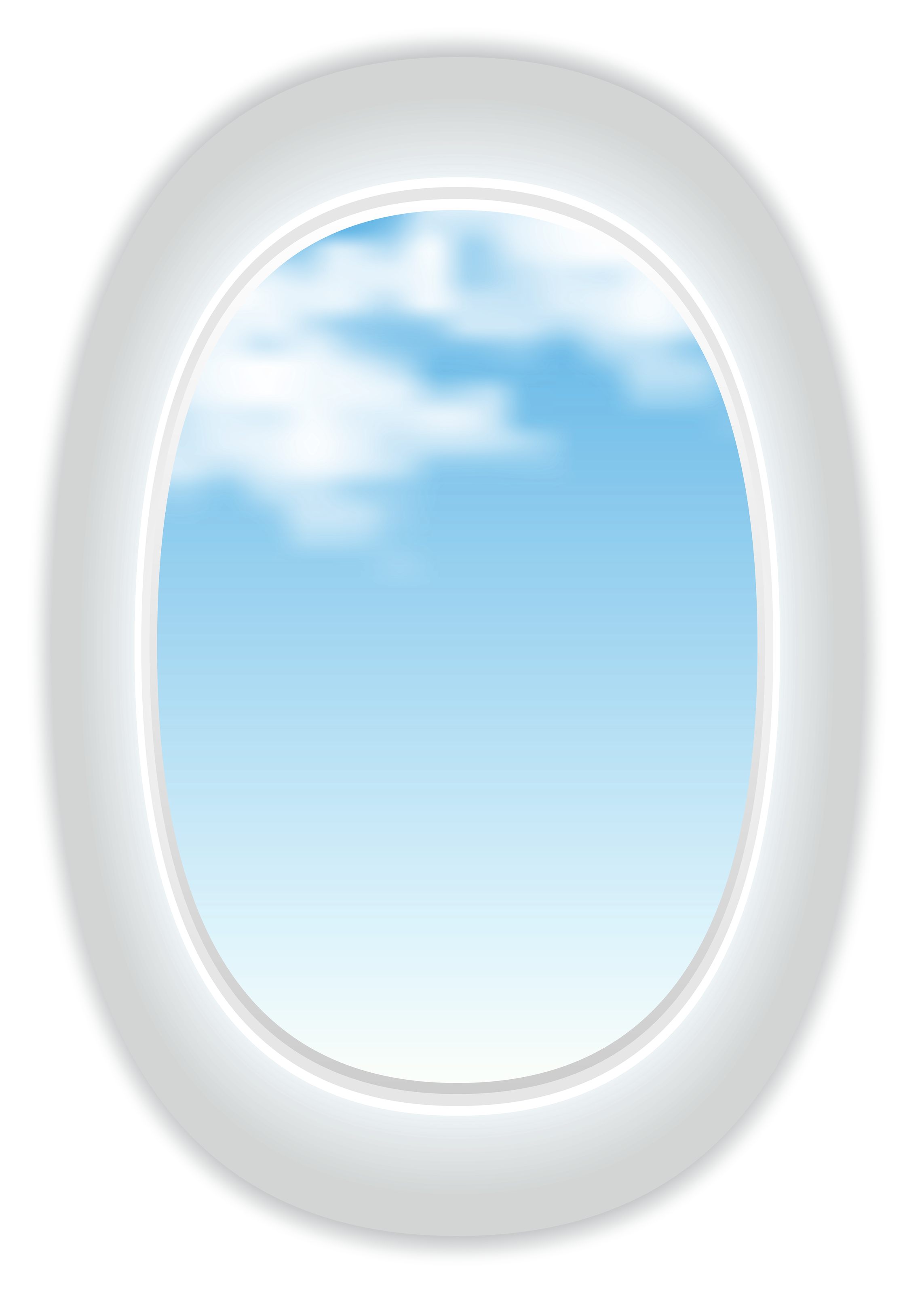 Airplane Window Frame Png Clipart (white, mint, black, silver)