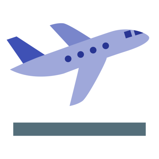 Airplane Take Off Free Png Icon (silver, teal, black, gray)