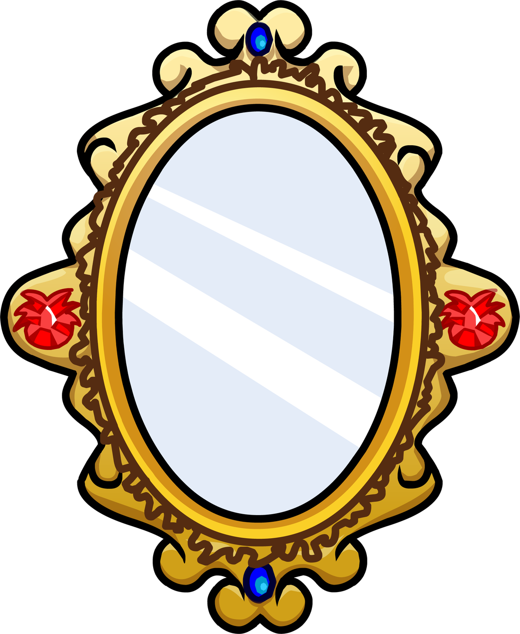 Mirror Download Png Image (white, lavender, black)