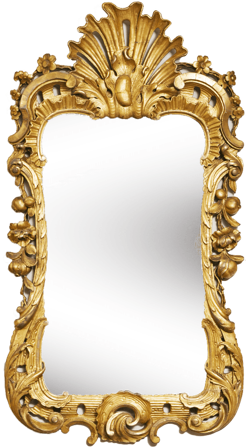 Mirror Frame Png (white, black)