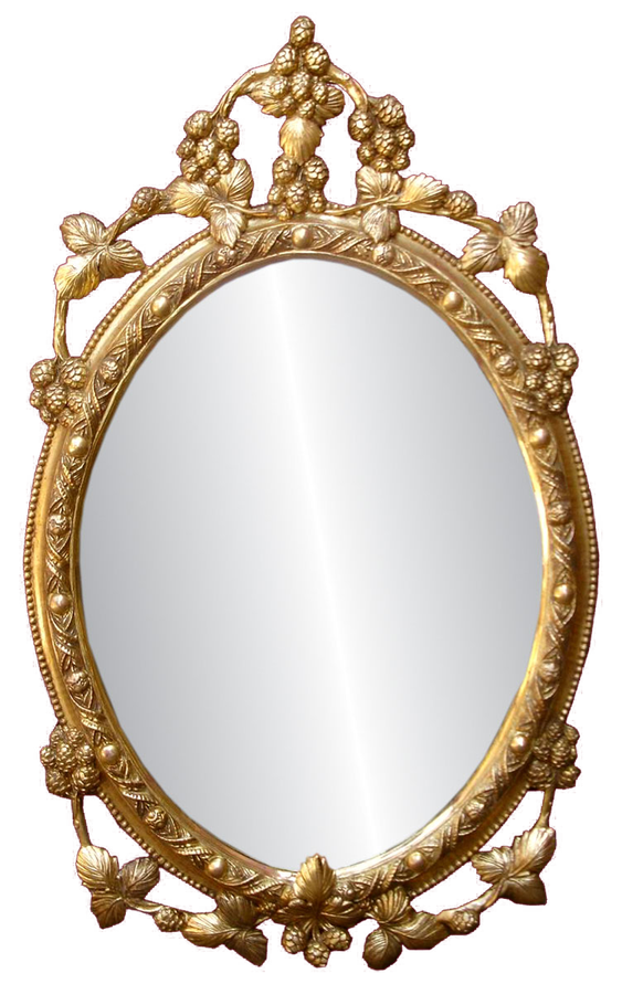 Mirror Png Transparent Image (white, lavender, black)