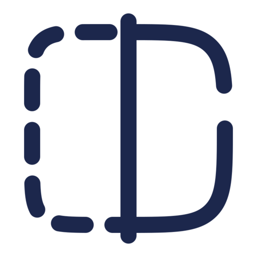 Mirror Right Free Png Icon (navy, black)