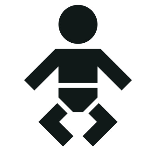 Birth Free Png Icon (black)