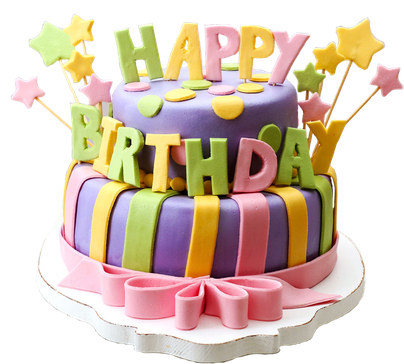 Birthday Cake Png Hd (black, white)