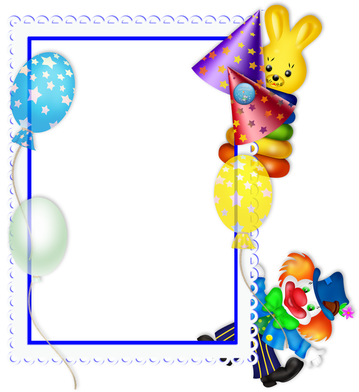 Birthday Frame Png Hd (white, black, lavender, blue, navy)