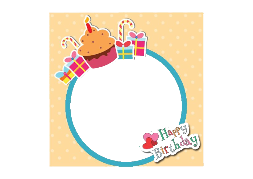 Birthday Frame Png Transparent Image (white, pink, beige)