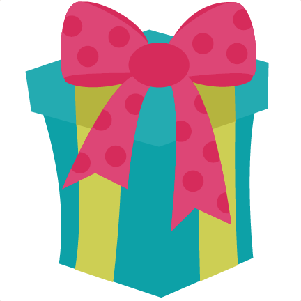 Birthday Gift Png Clipart (salmon, teal, chocolate, white)