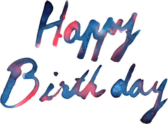 Birthday Logo Png Clipart (black)