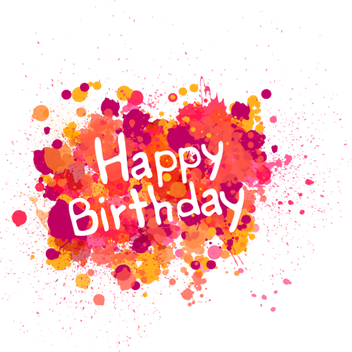 Birthday Png Isolated Photo (black, purple, white)