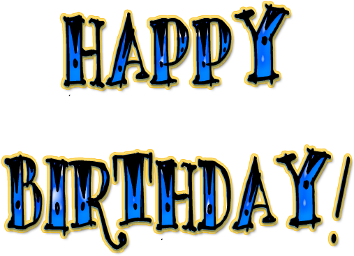 Birthday Png Isolated Pic (black, maroon)