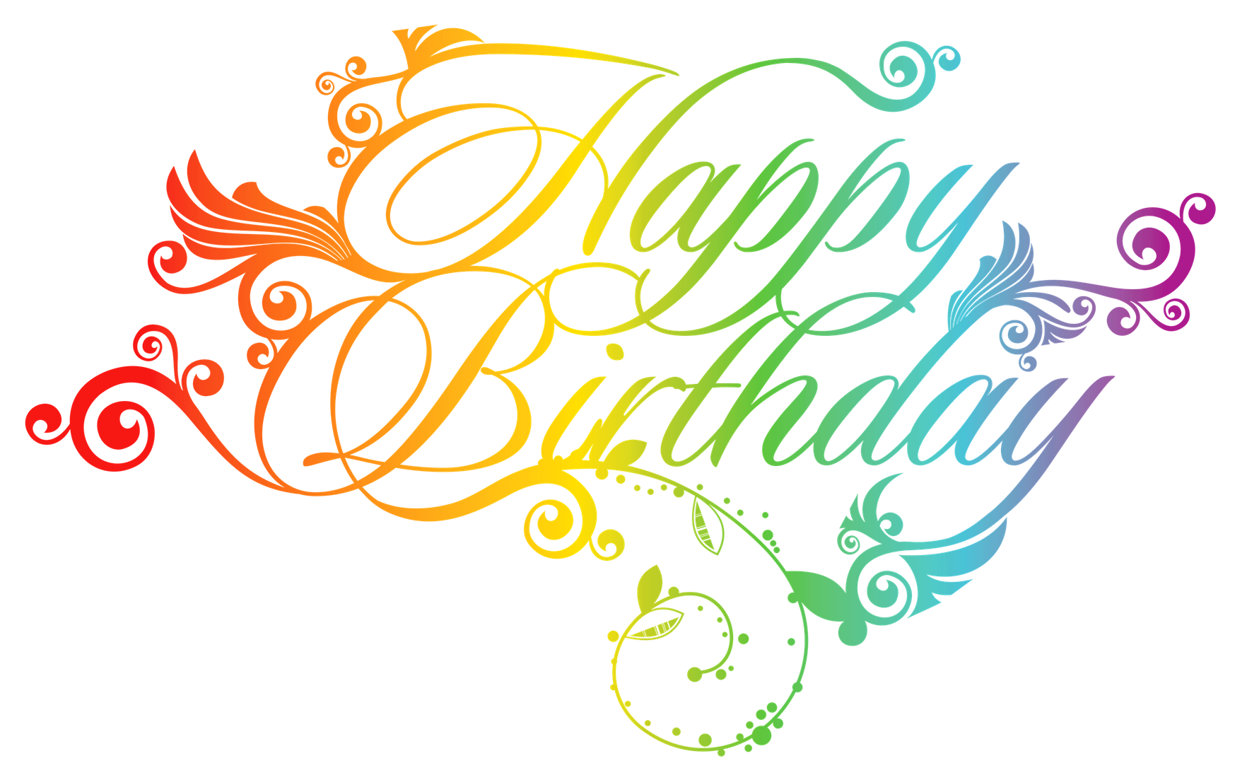 Birthday Png Isolated Picture (black)