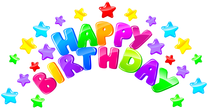 Birthday Vector Png Picture (yellow, black, greenish blue, lime)