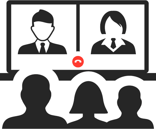 Virtual Meeting Png Picture (black)