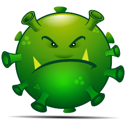 Virus Free Png Image (black, green, olive)