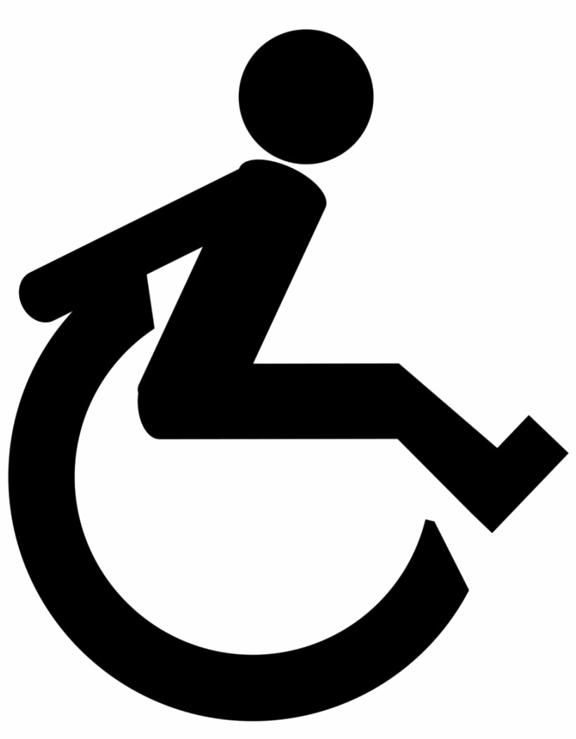 Disabled Symbol Png File (black, white)