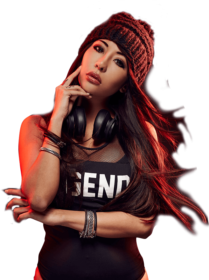 Disc Jockey Girl (black)