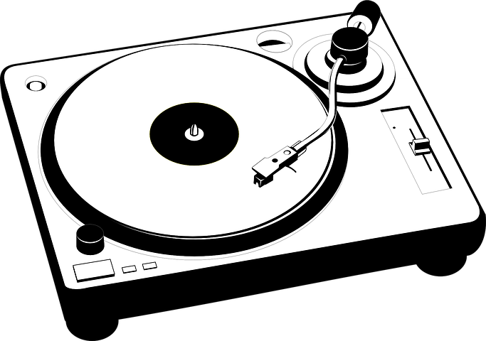 Disc Jockey Png Download Image (black, lavender, white)