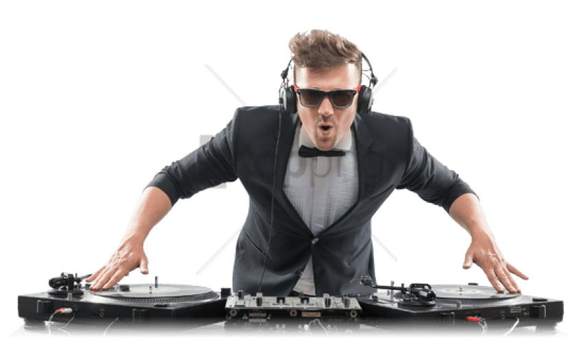 Disc Jockey Png File (indigo, black, gray, white)