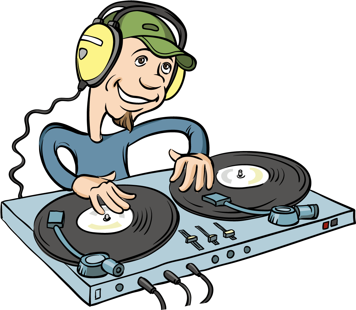 Disc Jockey Png Image Hd (gray, white, black, silver, pink)