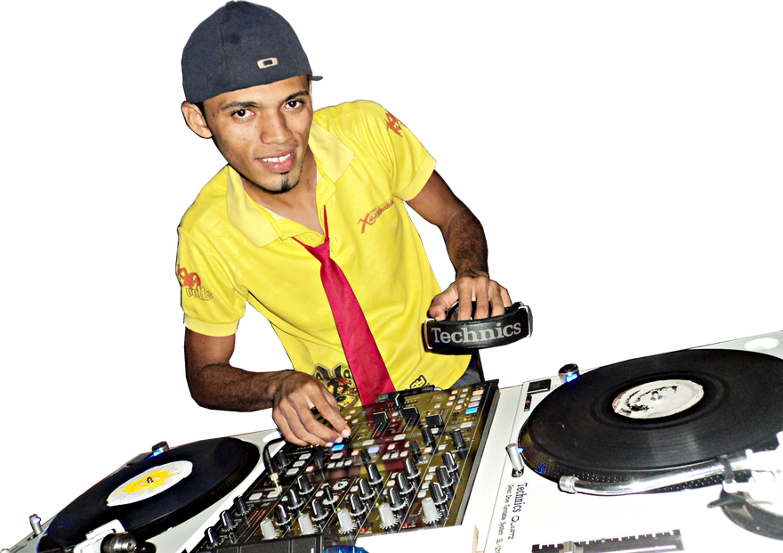 Disc Jockey (black, white)