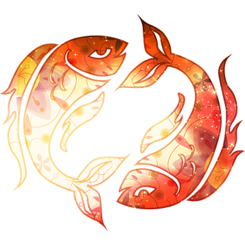 Pisces Png Transparent Picture (black, white)