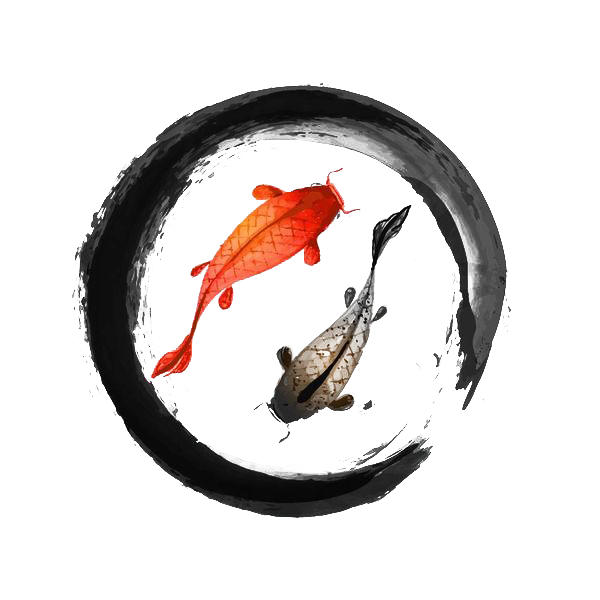 Pisces Transparent Png (black, white)