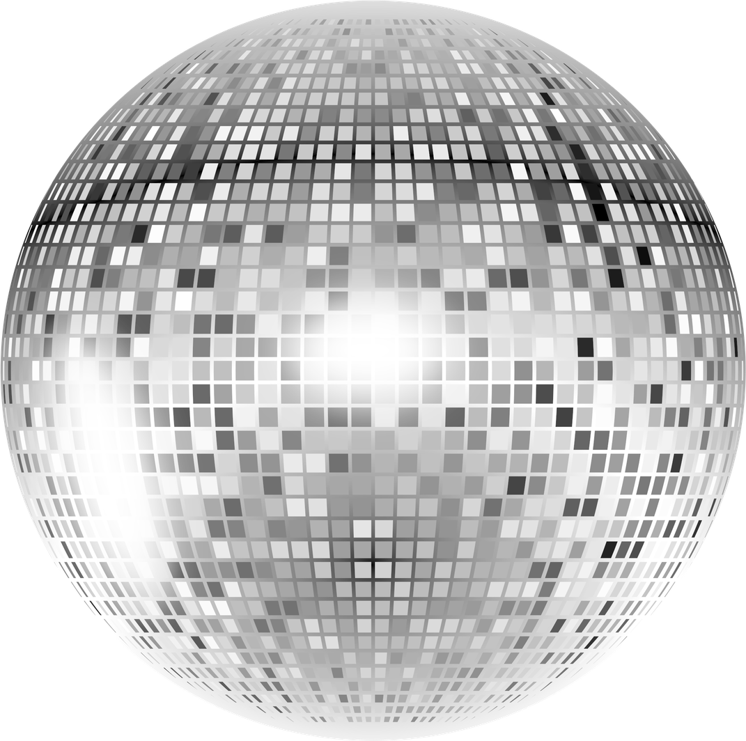 Disco Ball Png Hd (black, silver)