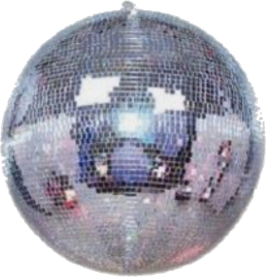 Disco Ball Png Image (lavender, black, indigo)