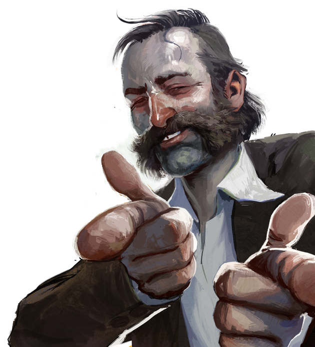 Disco Elysium Transparent Png (black, silver)