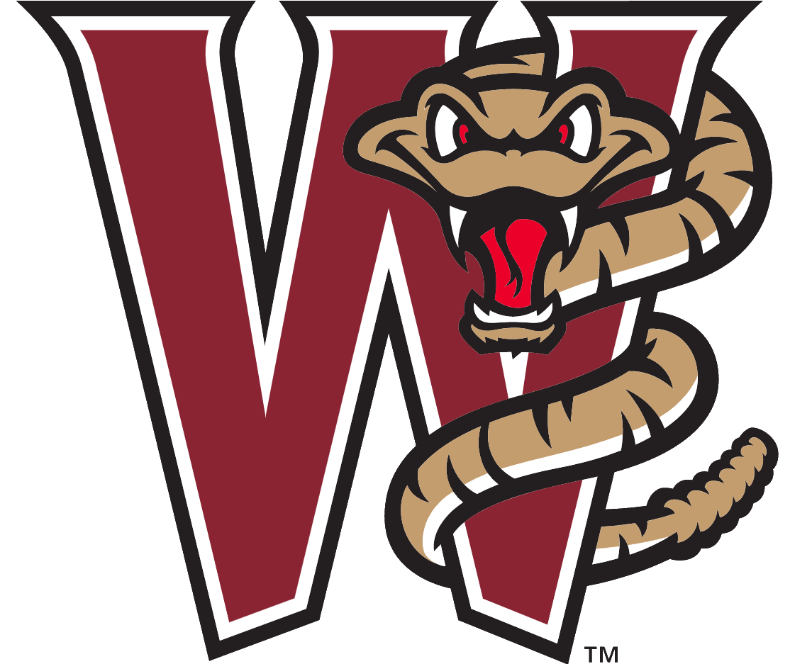 Wisconsin Timber Rattlers Png (black, maroon, salmon, white, silver)