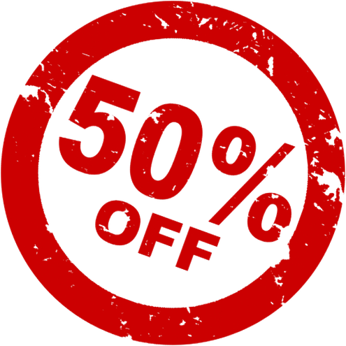 Discount Png Transparent Image (black, red)