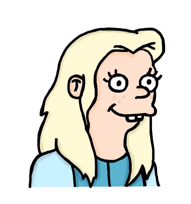 Disenchantment Transparent Png (lavender, gray, beige, white, black)