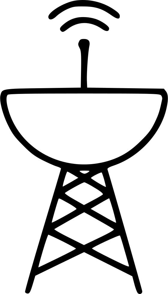 Dish Antenna Png Images (black, white)