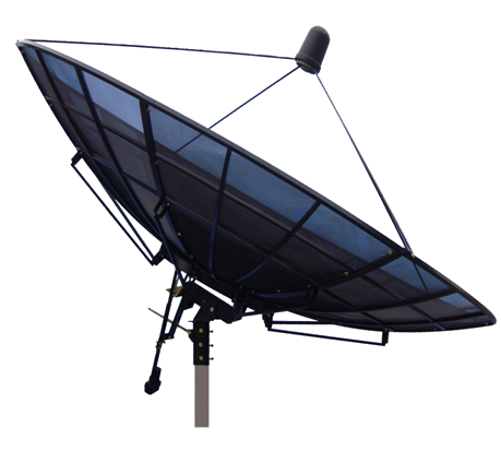 Dish Antenna Transparent Png (black, white)