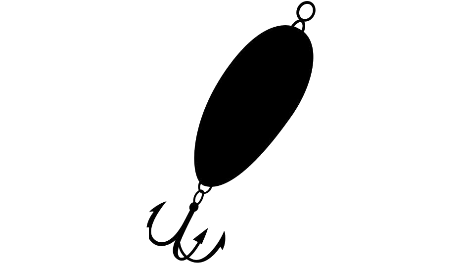 Fish Hook Transparent Isolated Png (black, silver, lavender, white)