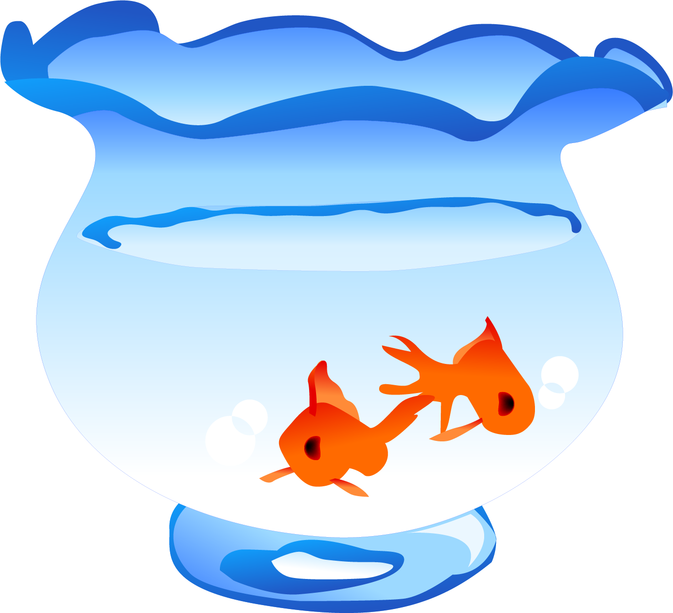 Fish Tank Vector Goldfish Transparent Png (lavender, white)