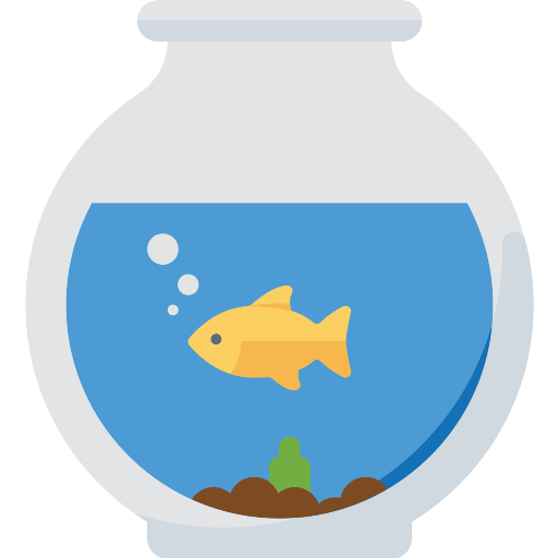 Fish Tank Vector Transparent Png (salmon, gray, lavender, black, silver)