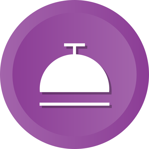 Dish Food Dome Dish Kitchen Restaurant Free Nobackground Png Icon Download (purple, gray, black, white)