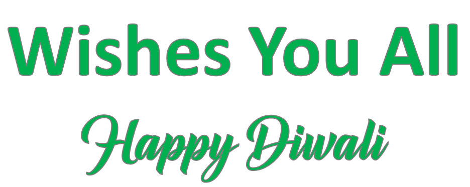 Wishes You All Happy Diwali Png Hd Quality (teal, green, black)