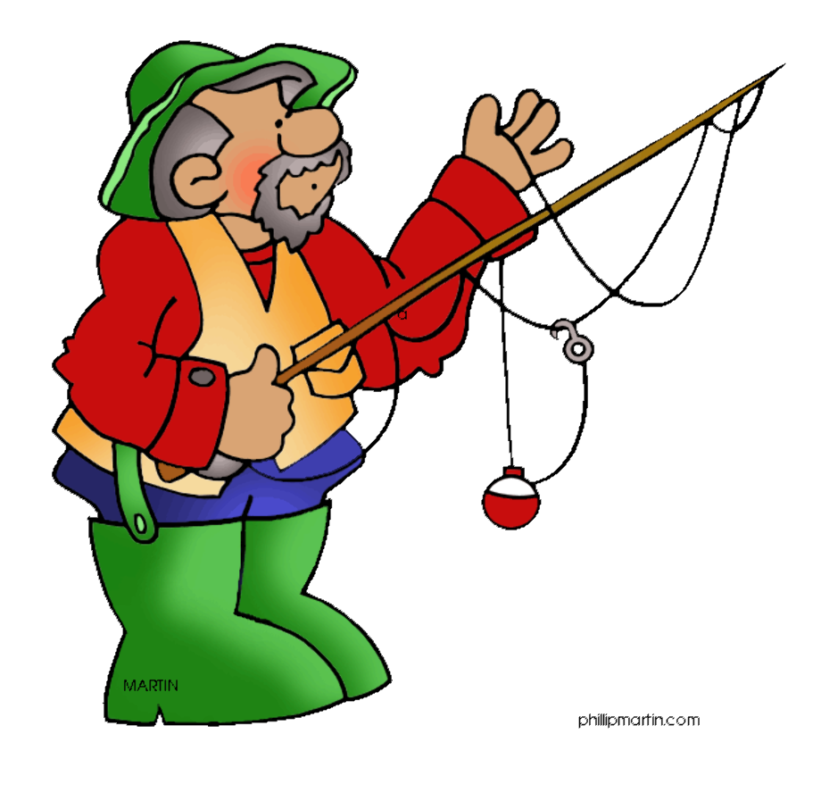 Fishing Cartoon Png Photo (salmon, green, red, gray, black)