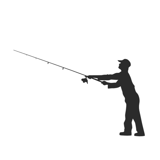 Fishing Pole Rod Vector Transparent Png (black, gray)