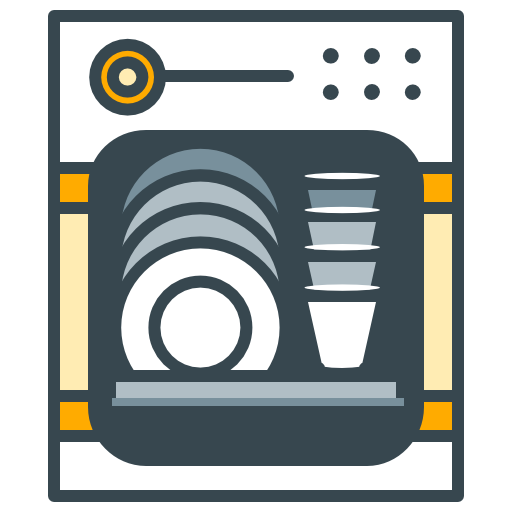 Dishwasher Icon Free Transparent Png Icon Download (silver, indigo, beige, white, black)