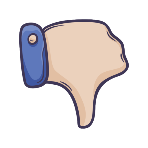 Dislike Down Hand Thumb Facebook Social Media Free Transparent Png Icon Download (silver, pink, black, gray)