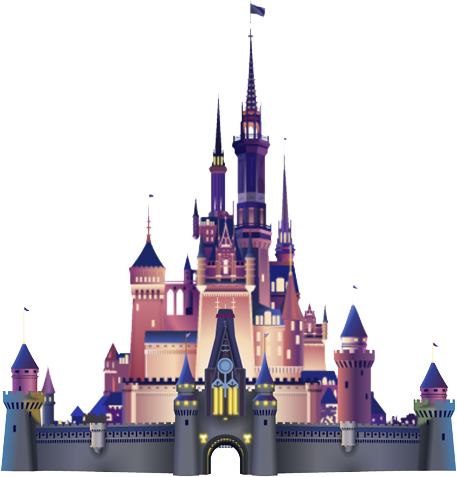 Disney Castle Png Background (black, gray)