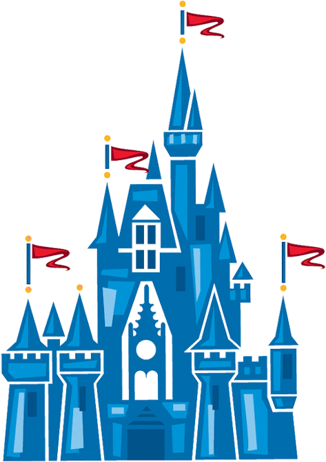 Disney Castle Png Images (black, teal)