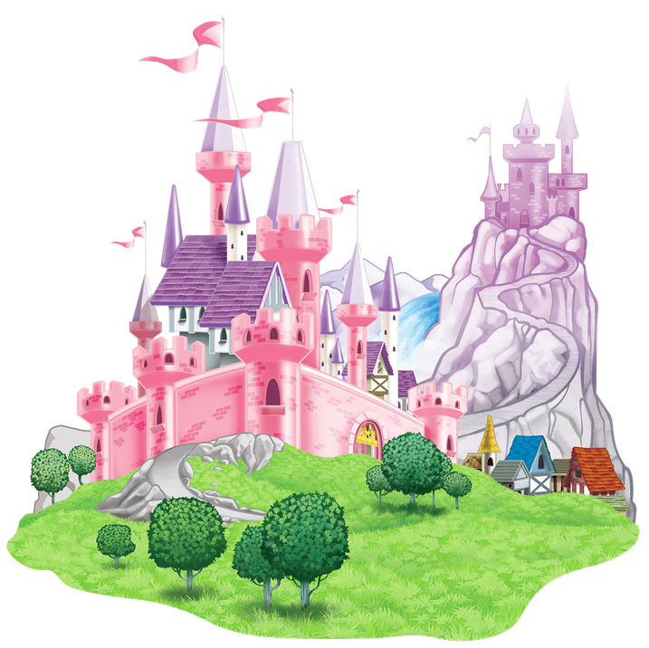 Disney Castle Png Transparent Image (pink, gray, black, silver, salmon)