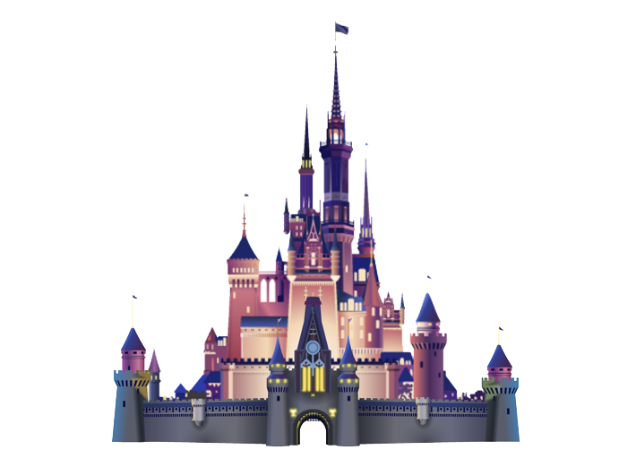 Disney Castle Png (black, gray)