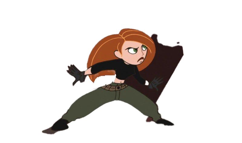 Disney Kim Possible Png Clipart (white, olive, black)